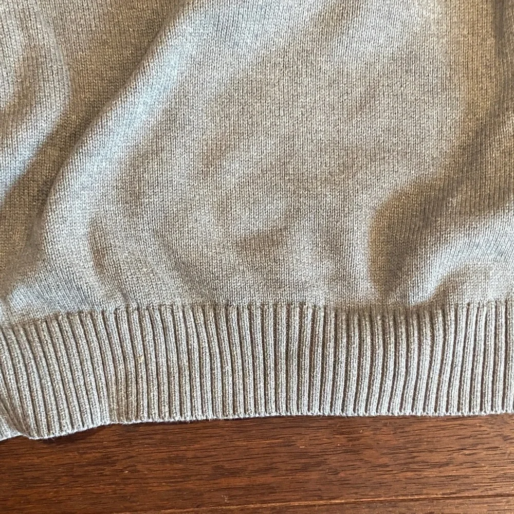 J. Crew Heather Gray Crewneck Sweater